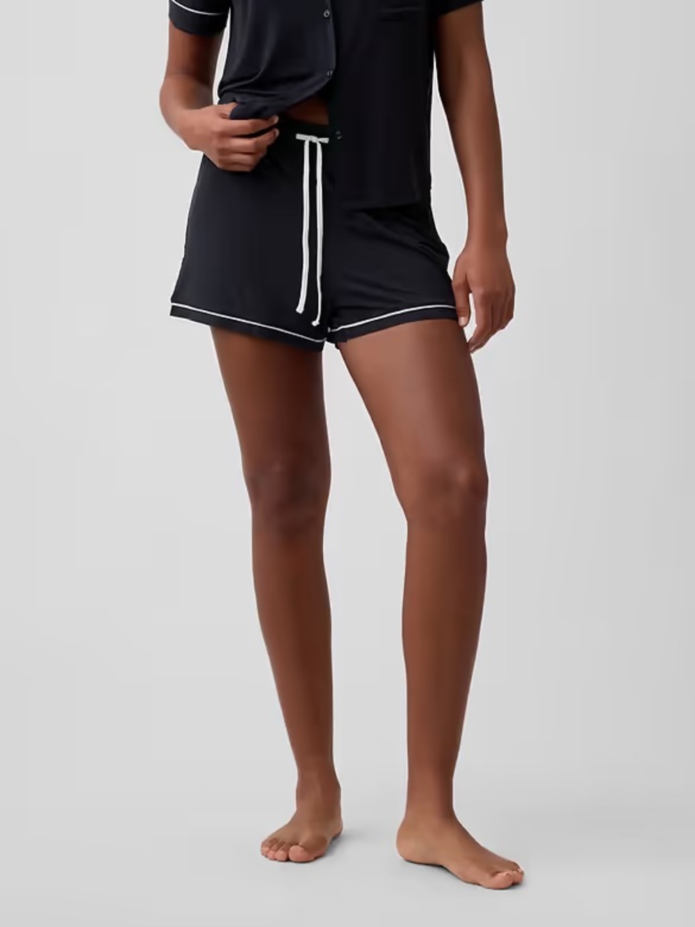 Gap | Women’s Black SoftMade Modal Pajama Lounge Shorts